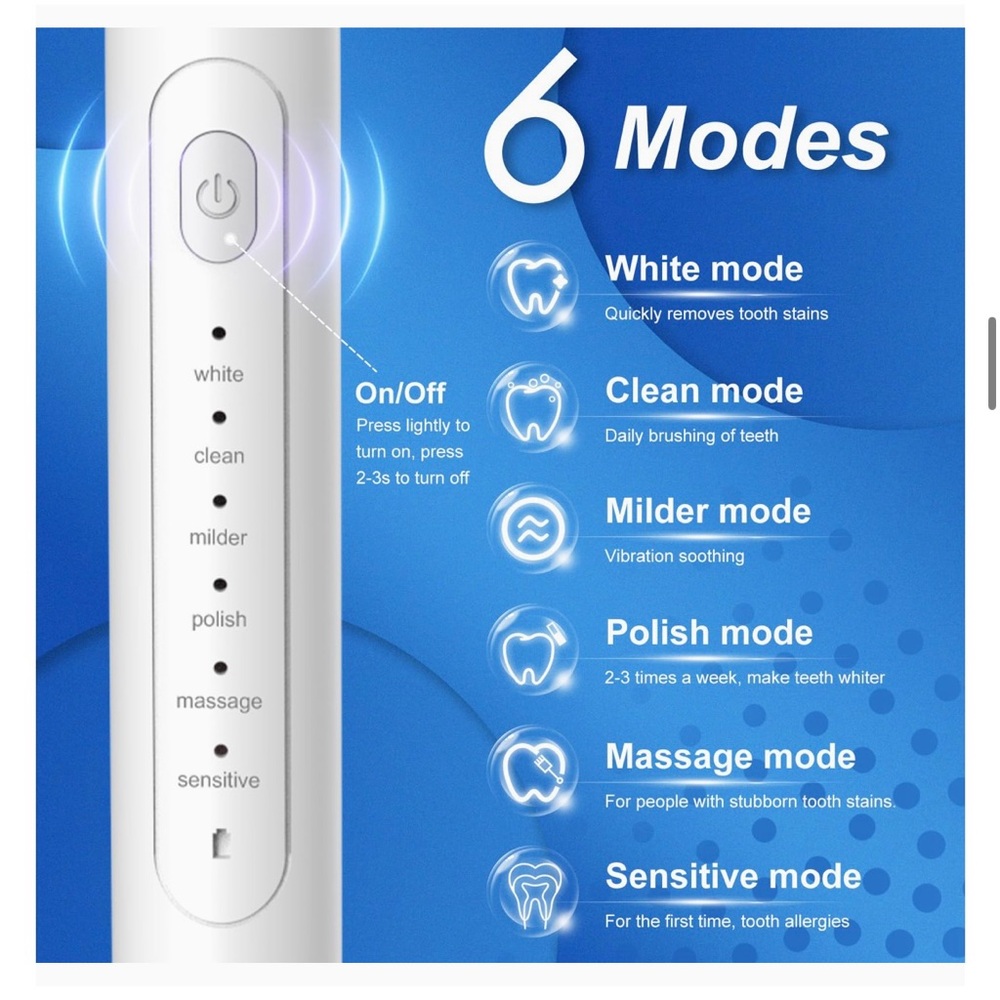 Electric Toothbrush with Multiple Modes - Picture 4 of 8